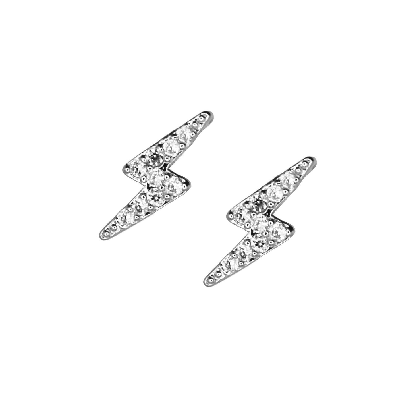 ELEKTRA STUD EARRINGS SILVER