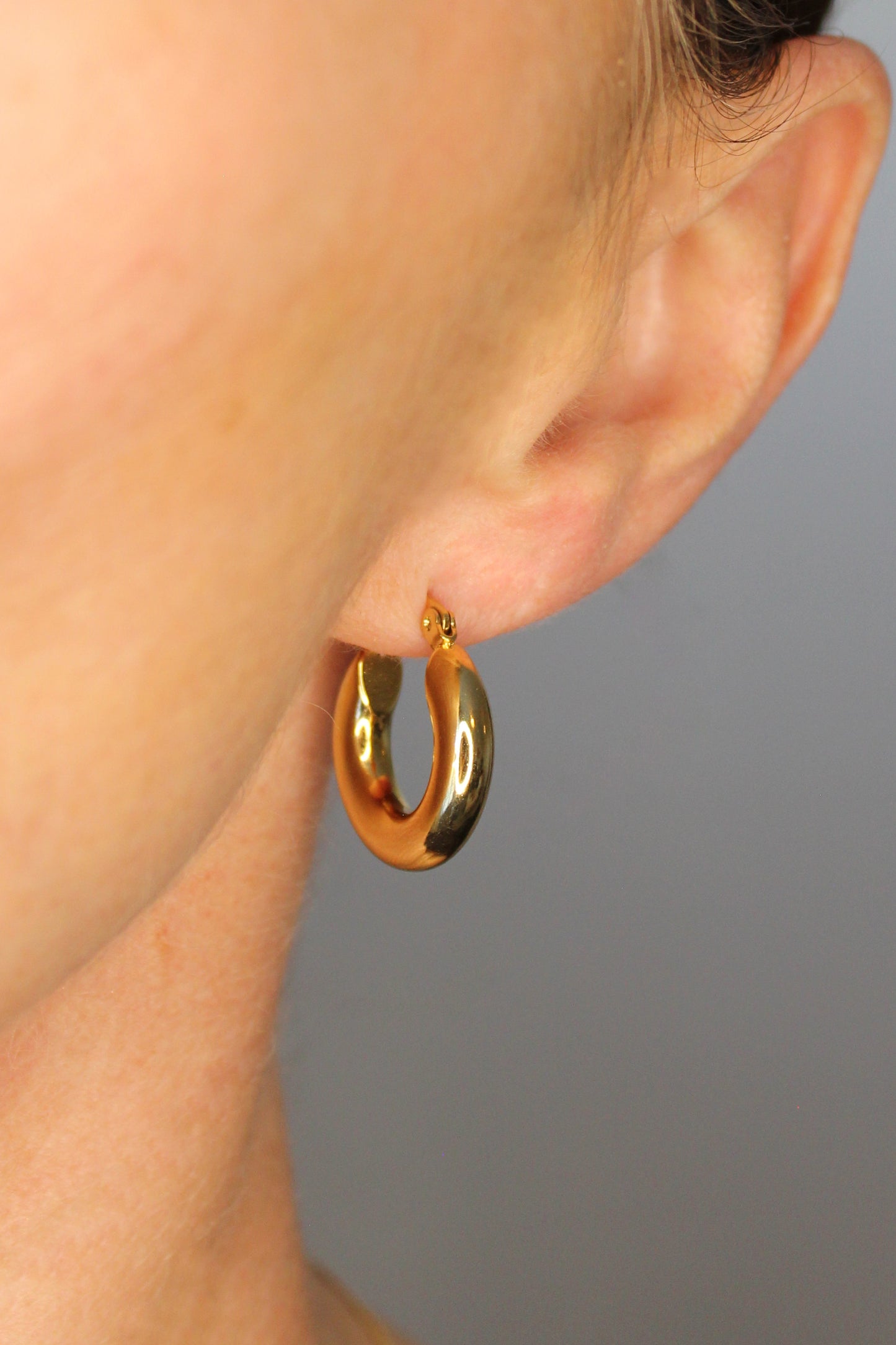 HAILEY HOOP EARRING STACK SET GOLD