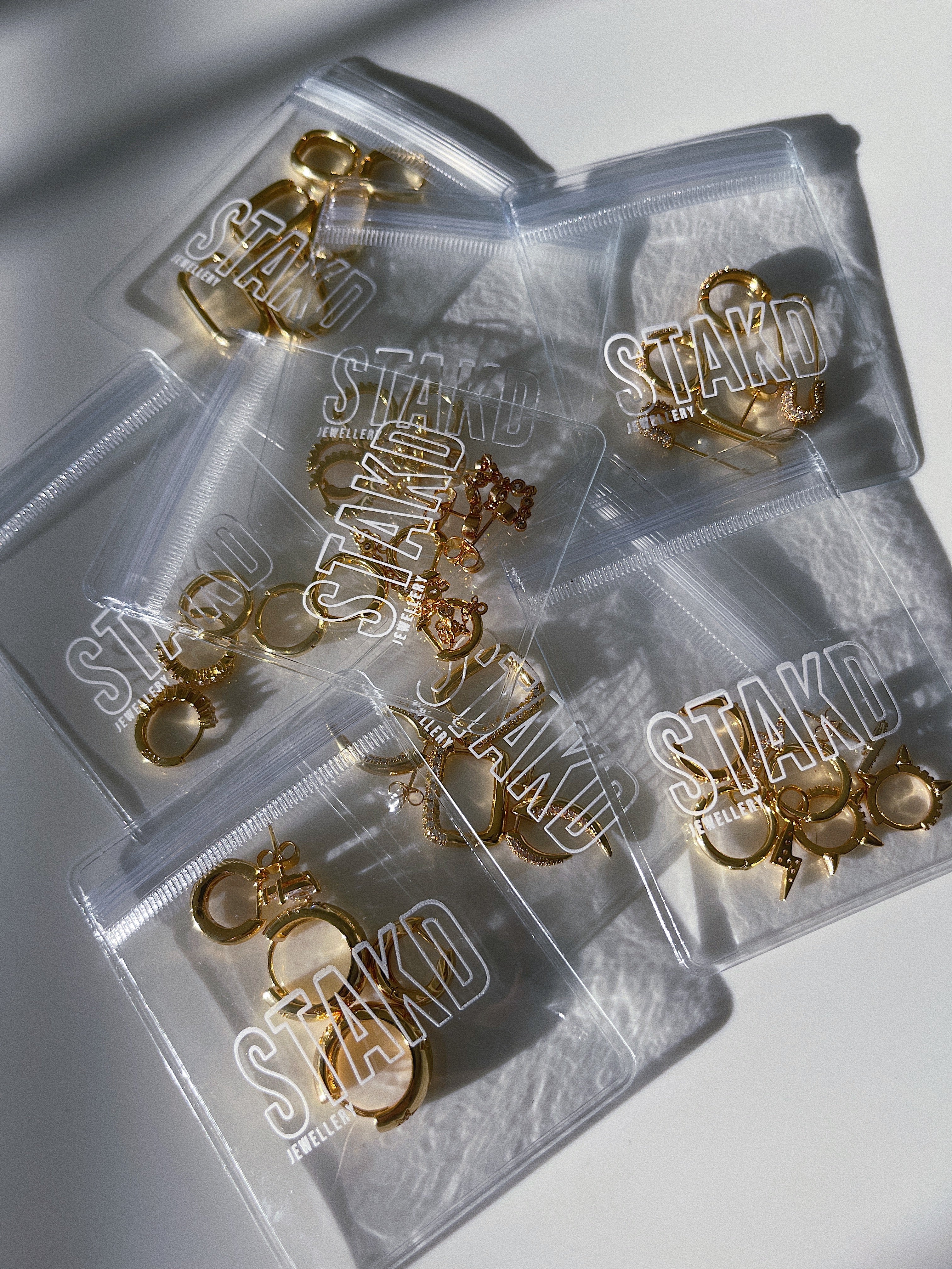 STAKD Jewellery | 18k Gold and Sterling Silver Earring Stack Sets