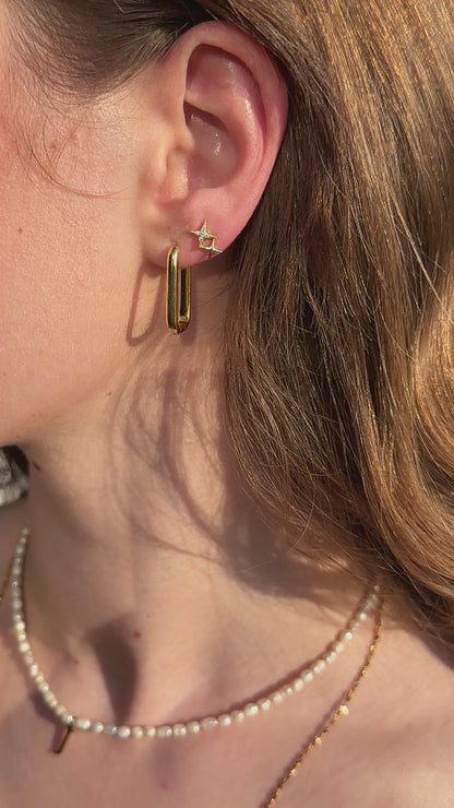 CELESTE STUD EARRINGS GOLD