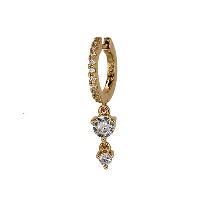 JOLIE HOOP EARRINGS GOLD