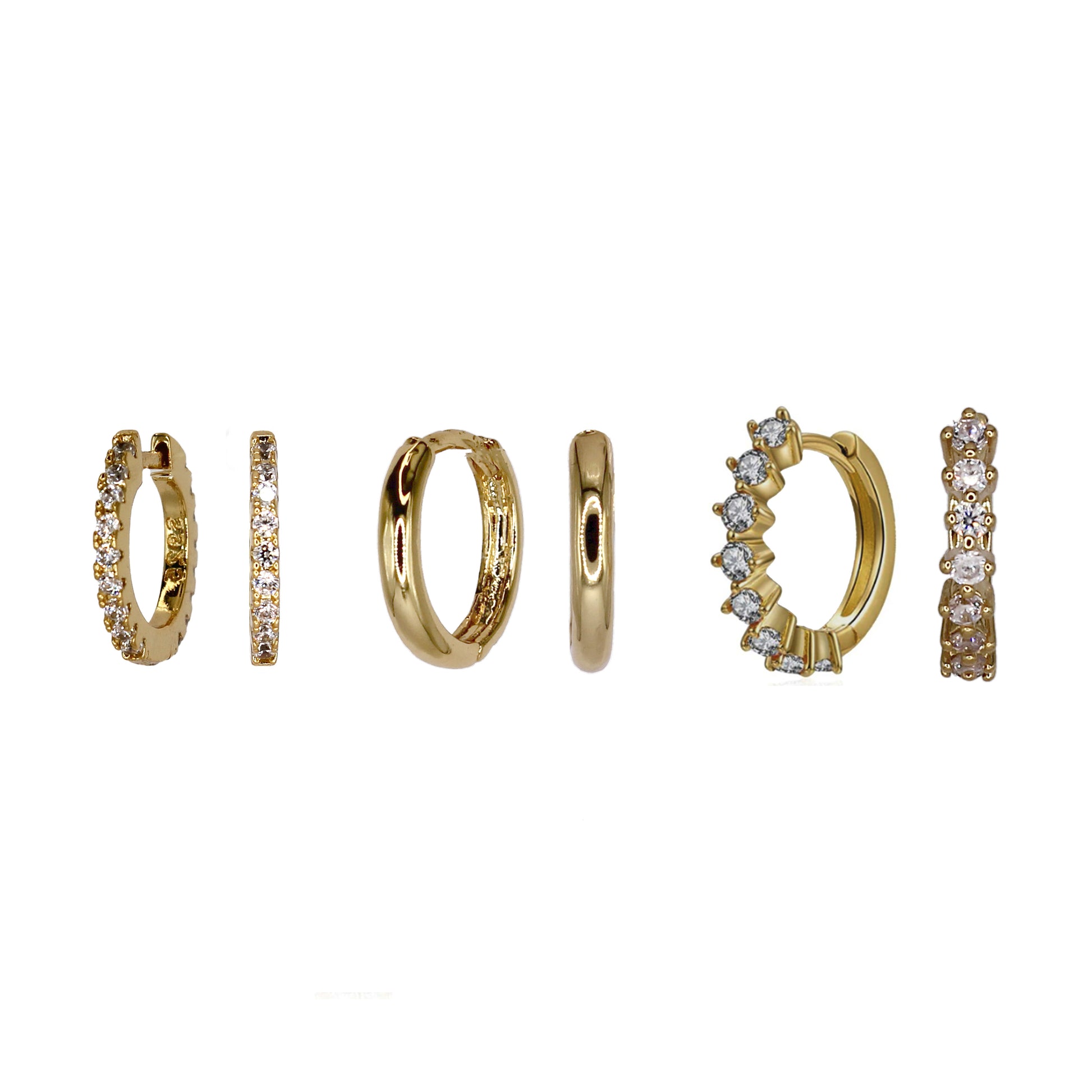 MOLLIE HOOP EARRING STACK SET – STAKD Jewellery
