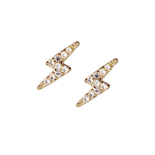 ELEKTRA STUD EARRINGS GOLD