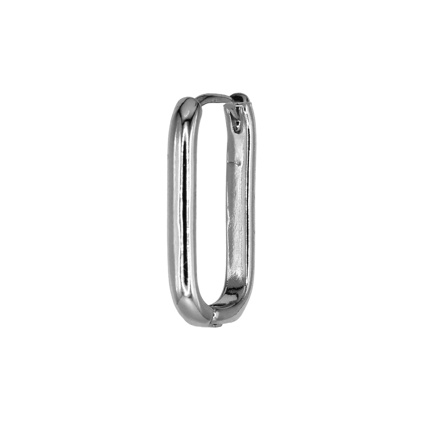 ALEXA LARGE HOOP EARRINGS SILVER