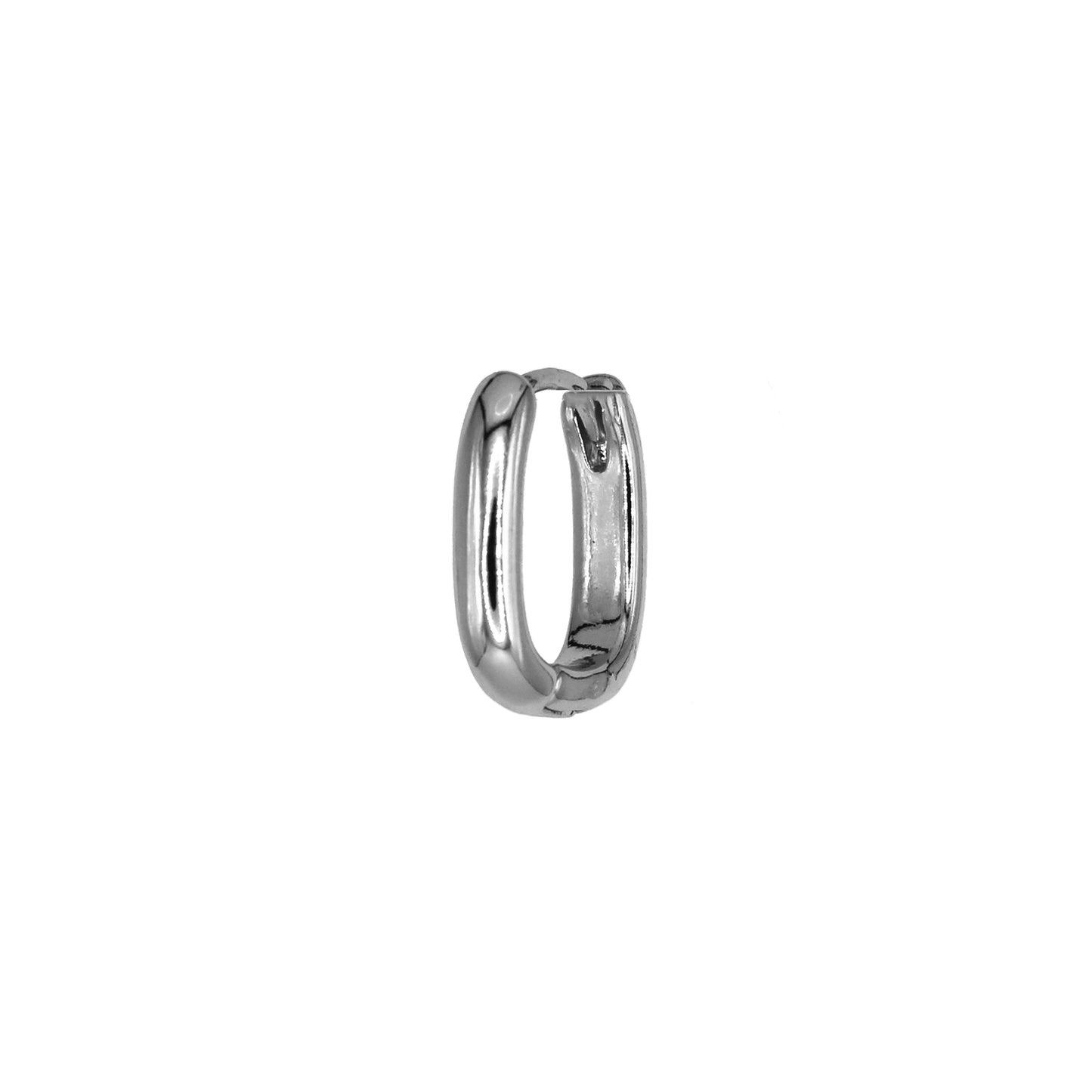 ALEXA SMALL HOOP EARRINGS SILVER