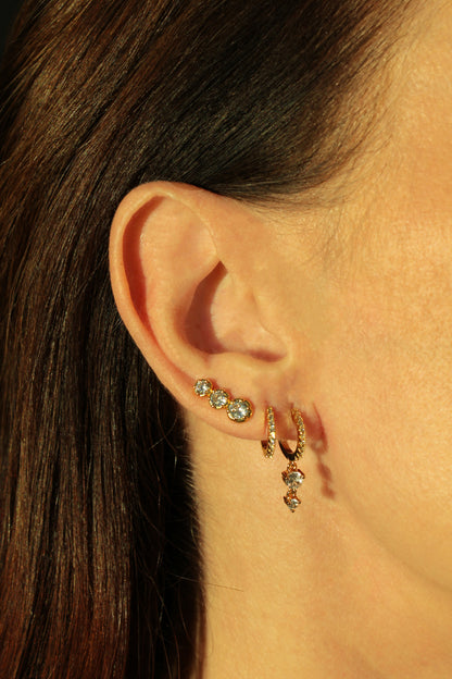 JOLIE HOOP EARRINGS GOLD