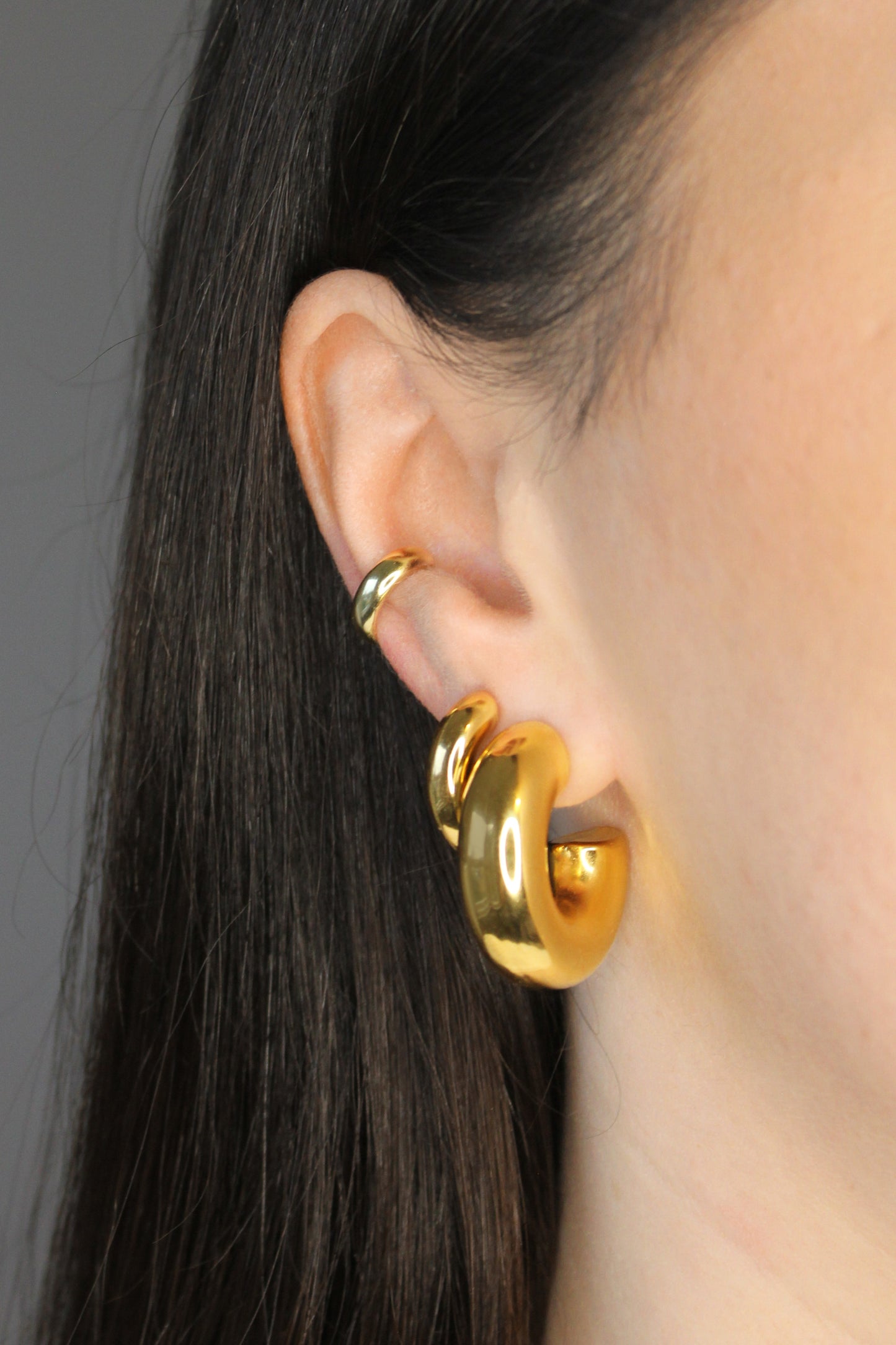ZOE EARRING STACK SET IN GOLD